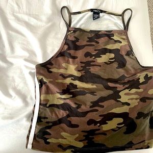 Camo Tank Top - Size Large